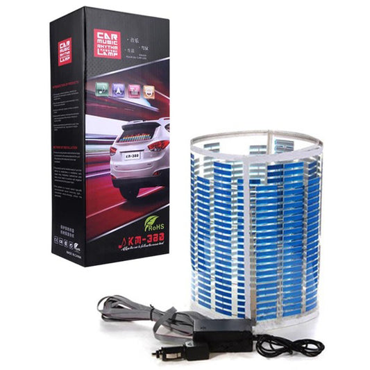 Car sticker music rhythm led flashlight blue