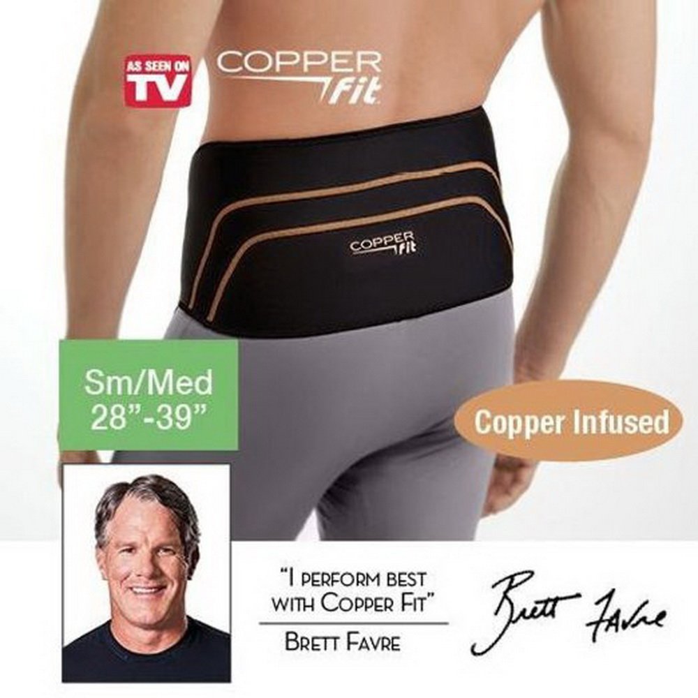 Copper fit back pro lower back support belt