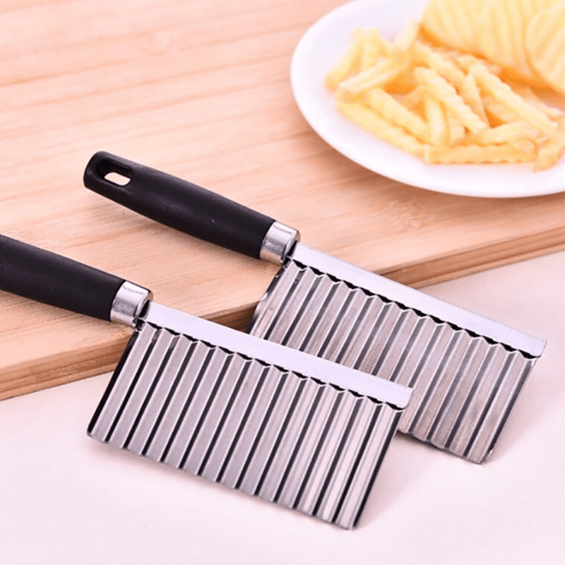 Potato slicer potato chips wavy cutter knife