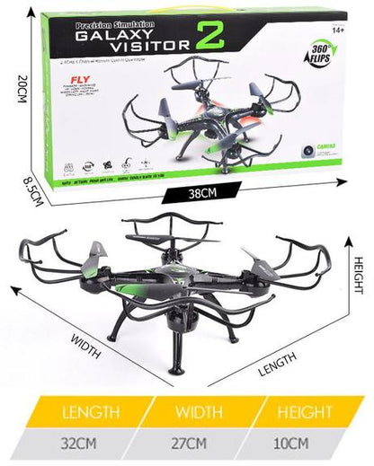 Galaxy visitor 2.4ghz 4 channel 360 degree rotating drone