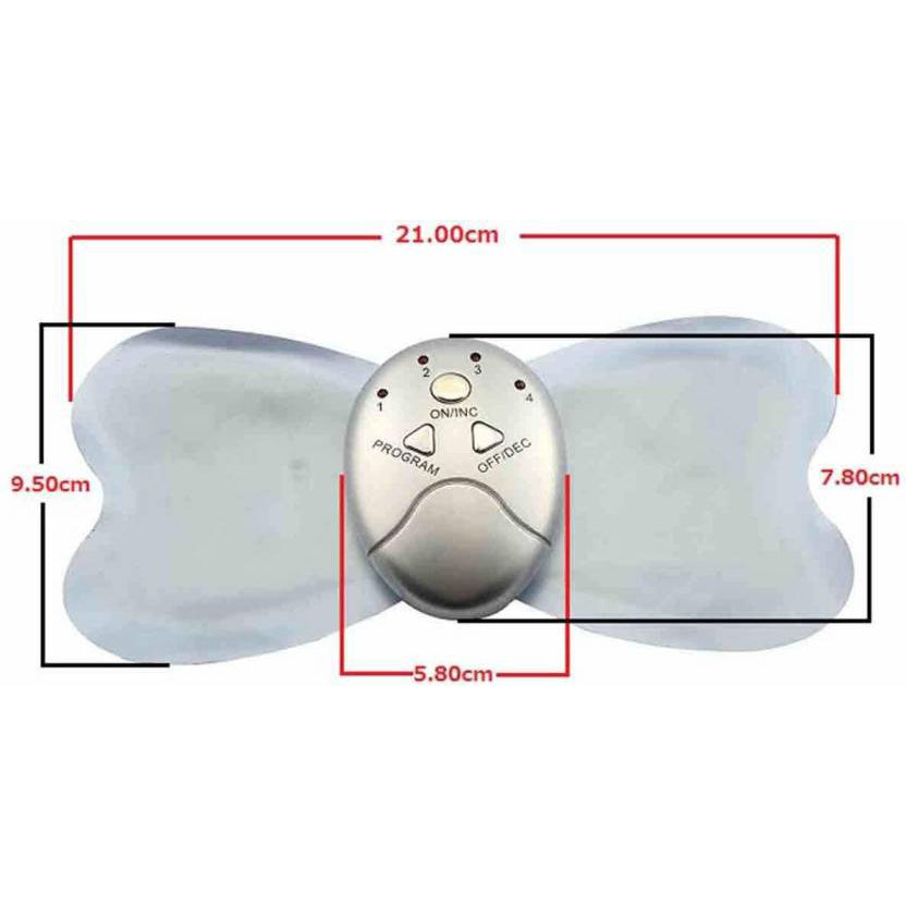 Cordless pulse massager super big butterfly