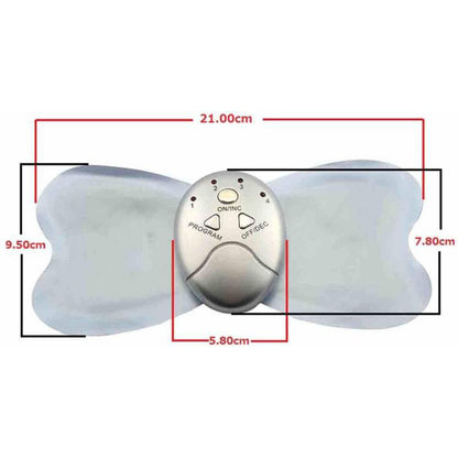 Cordless pulse massager super big butterfly