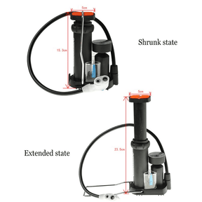 Mini portable bicycle high pressure foot pump