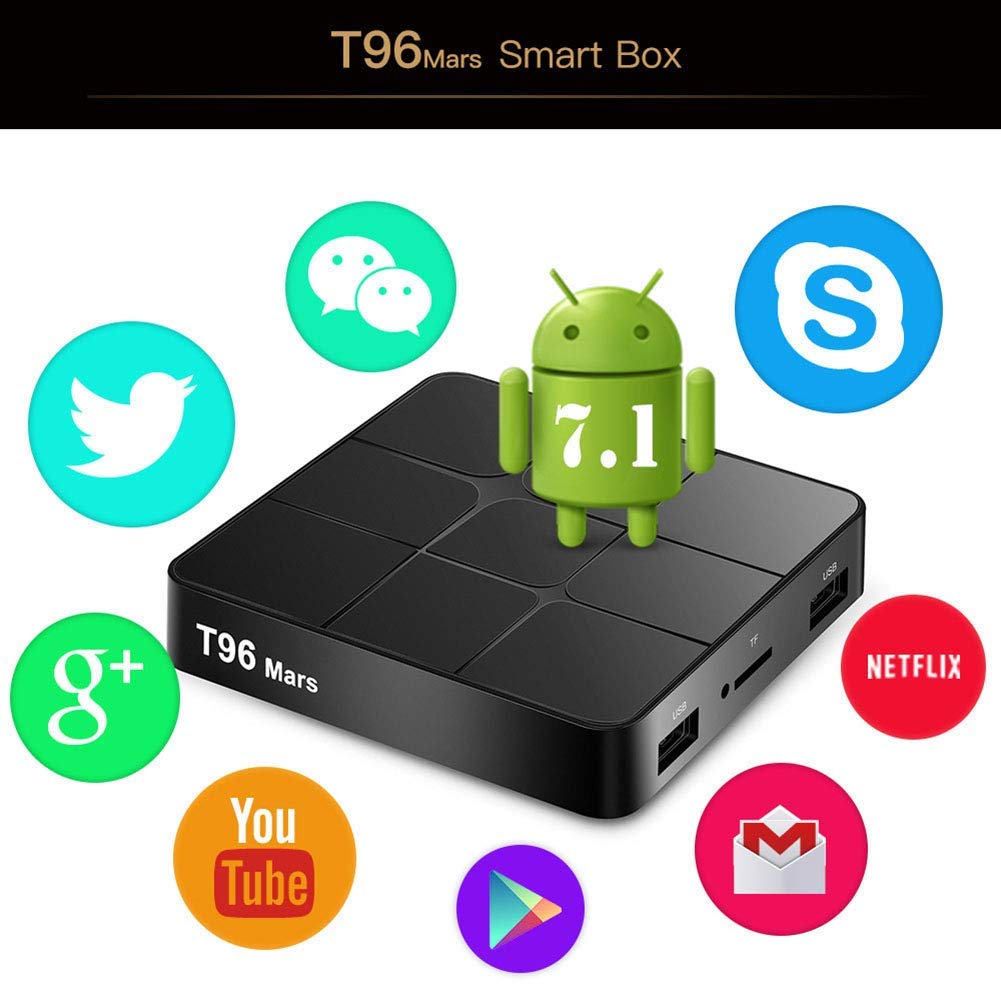 T96 pro mars android smart tv box quad core 2gb ram 16gb rom