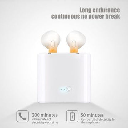 Wireless bluetooth i7s earbuds, earphones+charging box