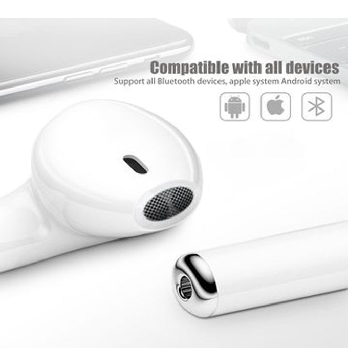 Wireless bluetooth i7s earbuds, earphones+charging box