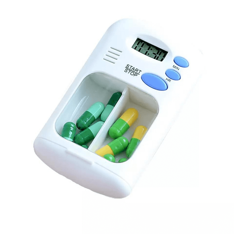 Electronic timing medication organizer