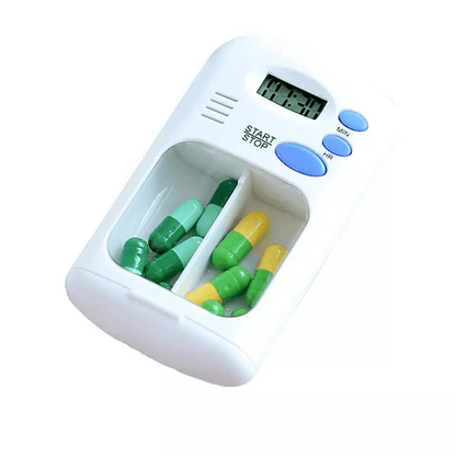 Electronic timing medication organizer