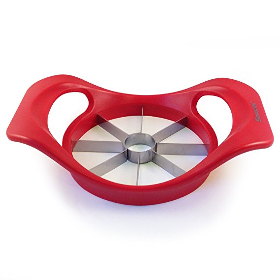 8-blade apple slicer - green