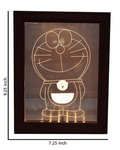 Doraemon acrylic frame - brown