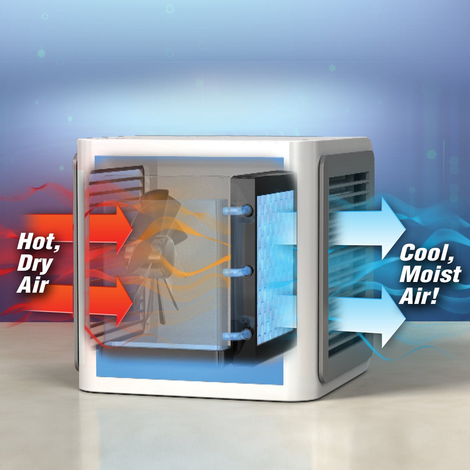 Arctic personal air cooler - white