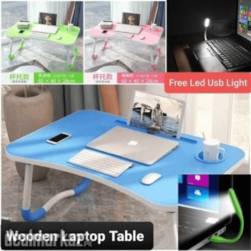Computer laptop folding table