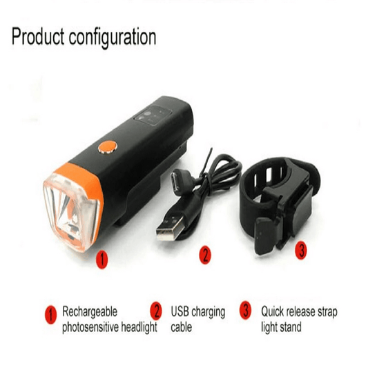 Bicycle front light intelligent mountain riding perception light