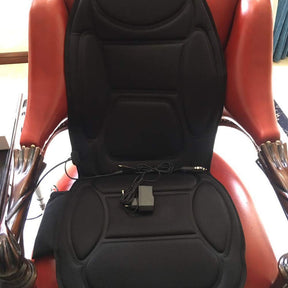 Heated vibrating seat massage cushion+heat therapy massager