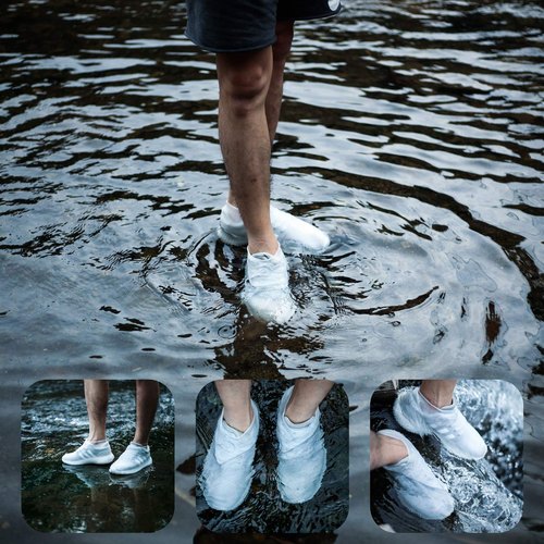Non-slip silicone rain boot shoe cover medium 35-40