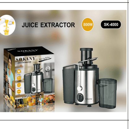 Sokany sk-4000, 800 watt 2 speed stainless steel juice extractor