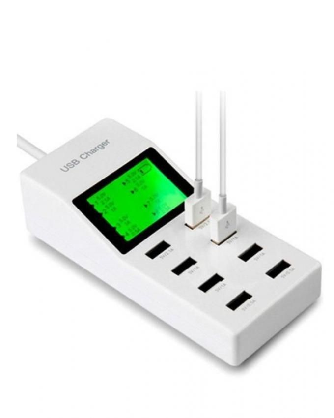 8-usb hub with digital meter