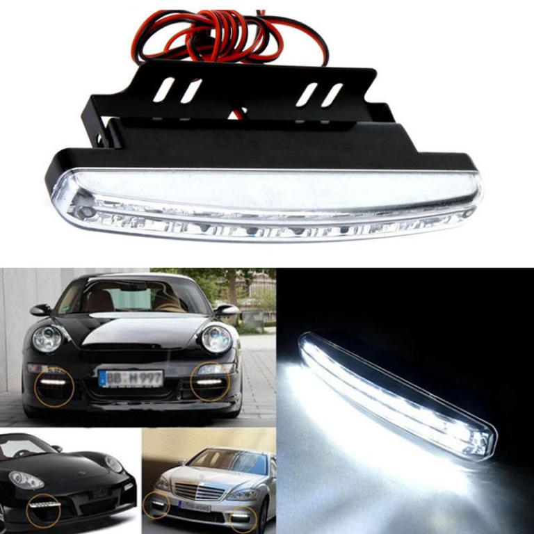 Led car daytime driving running light universal