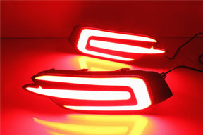 Honda civic 2016-2017 led drl rear bumper tail fog light