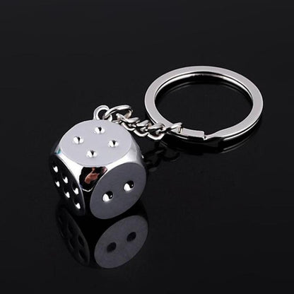 Dice key chain fashion gamble key chains