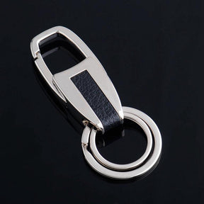 Metal man key chains key rings double key ring