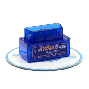 Super mini elm 327 bluetooth obd2 diagnostic scanner tool