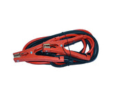 Booster cables with extra heavy-duty clamps emergency line