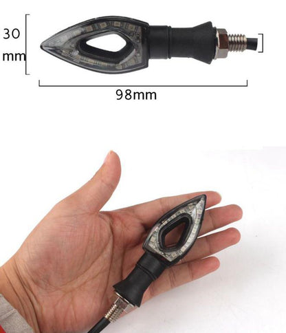 2 pcs 12 led turn signal for motorcycle