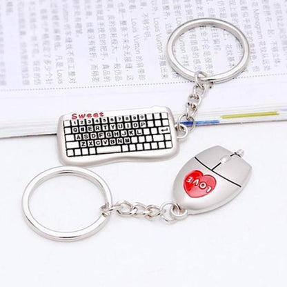 1 pair mouse and keyboard key ring