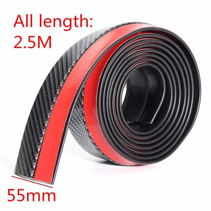 Carbon fiber front bumper lip