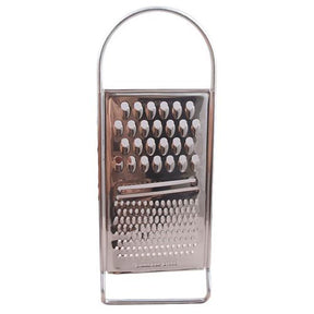 Manual cheese carrot grater silver