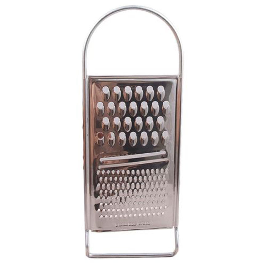 Manual cheese carrot grater silver