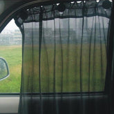 Pack of 4 curtains black, car sun shade side window curtain