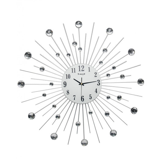 Diamante spiral wall clock planets shape