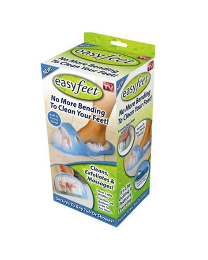 Easy feet cleans and massages your feet