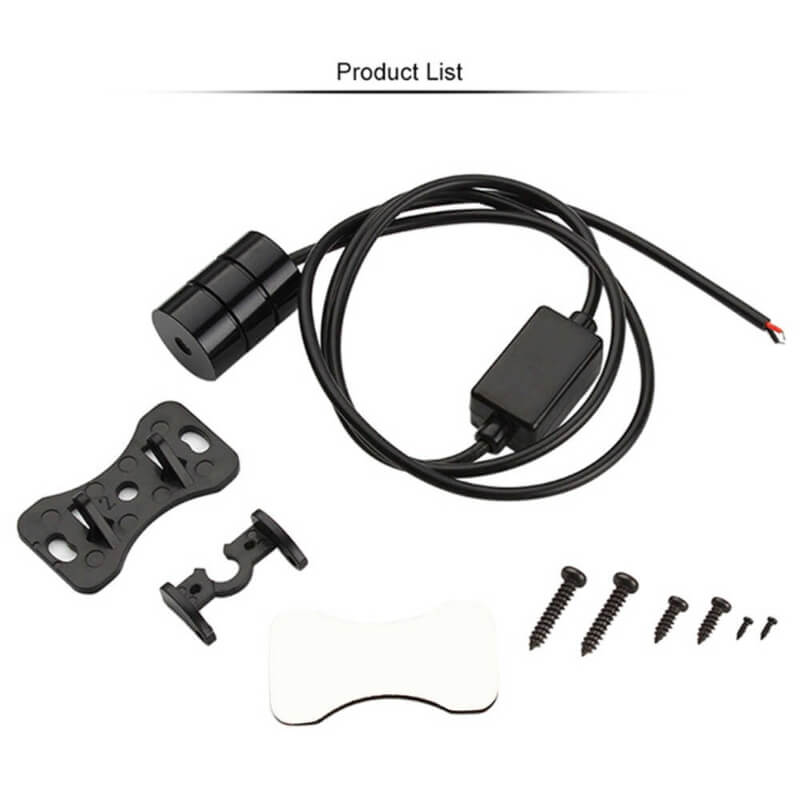 Motorcycle car anti-collision laser fog light