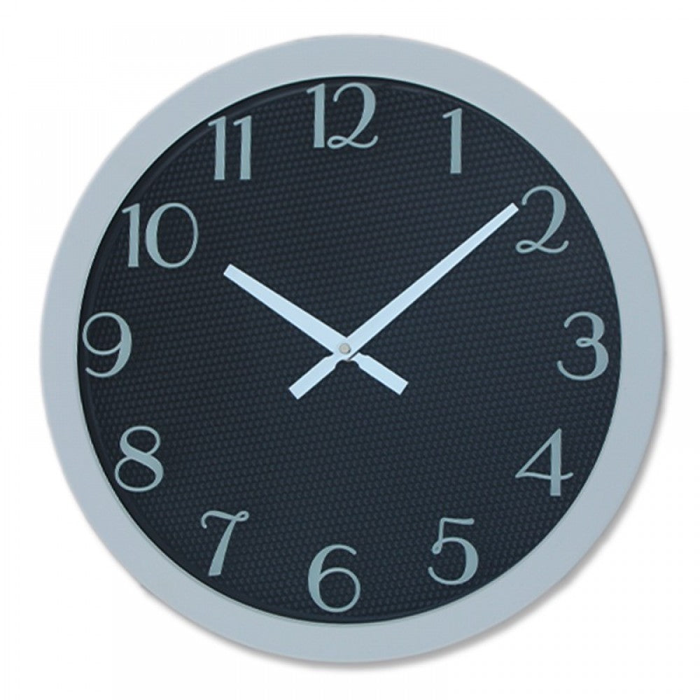 Fabric texture wall clock large 03