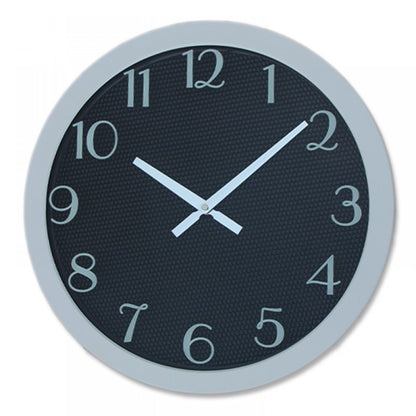 Fabric texture wall clock large 03