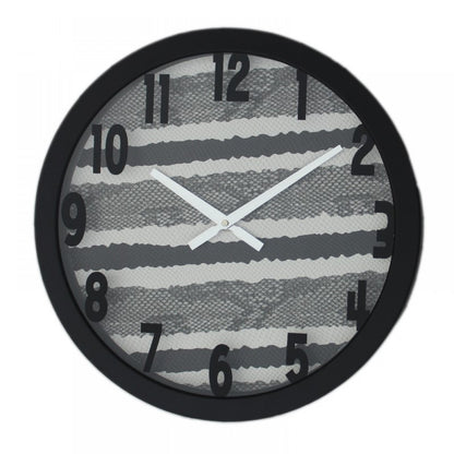 Fabric texture wall clock large 01