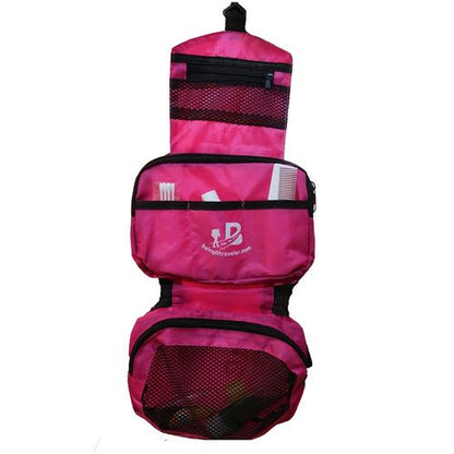 Foldable makeup bag - pink