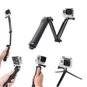 Go pro 3 way monopod selfie stick and tripod