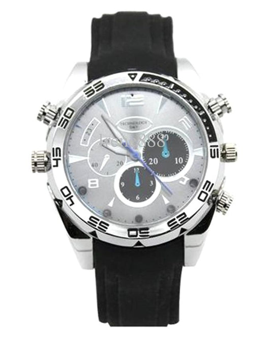 Hd video waterproof watch camera ir night vision