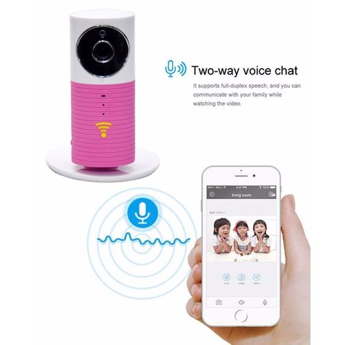 Hd wifi smart ip camera - pink
