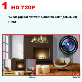 Wifi wireless waterproof outdoor security ip camera