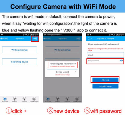 Wifi wireless waterproof outdoor security ip camera