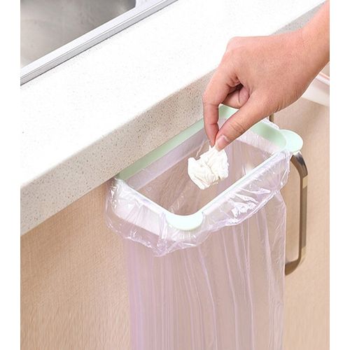 Hanging kitchen cabinet garbage bags - pink