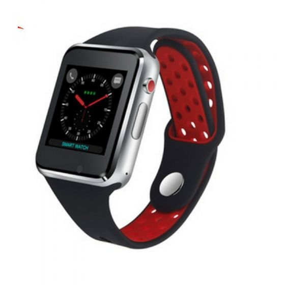 Android bluetooth smartwatch m3 black red