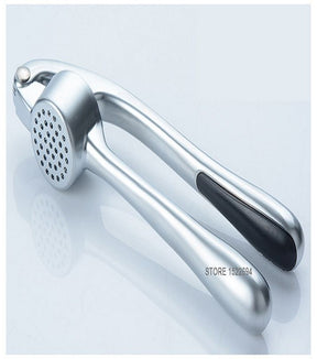 Metal garlic press - silver