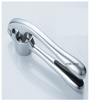 Metal garlic press - silver