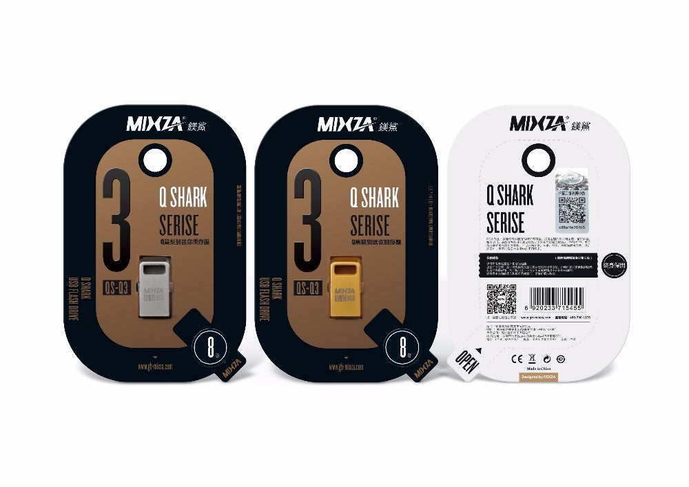 Mini usb flash drive usb pen drive mixza qs-q3 16gb